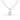 14K Gold 4 Prong Basket SI-1 Diamond Pendant With 16" Cable Necklace