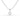 14K Gold 4 Prong Hearts SI-1 Diamond Pendant With 16" Cable Necklace