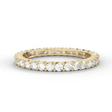 14K Gold Shared Prong Setting SI-1 Diamond Eternity Ring