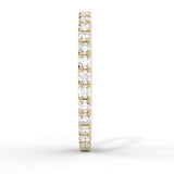 14K Gold Triangle Setting SI-1 Diamond Eternity Ring